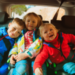 kids in car