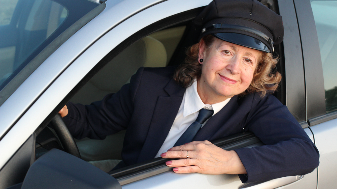 female chauffeur